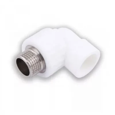 Угольник переходной с наружной  резьбой 32х3/4" (40/10) (Valfex) БЕЛЫЙ
