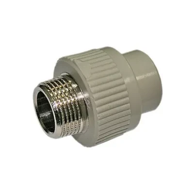 Муфта  комб НР  32 х 3/4" (80/20) (Valfex) СЕРАЯ
