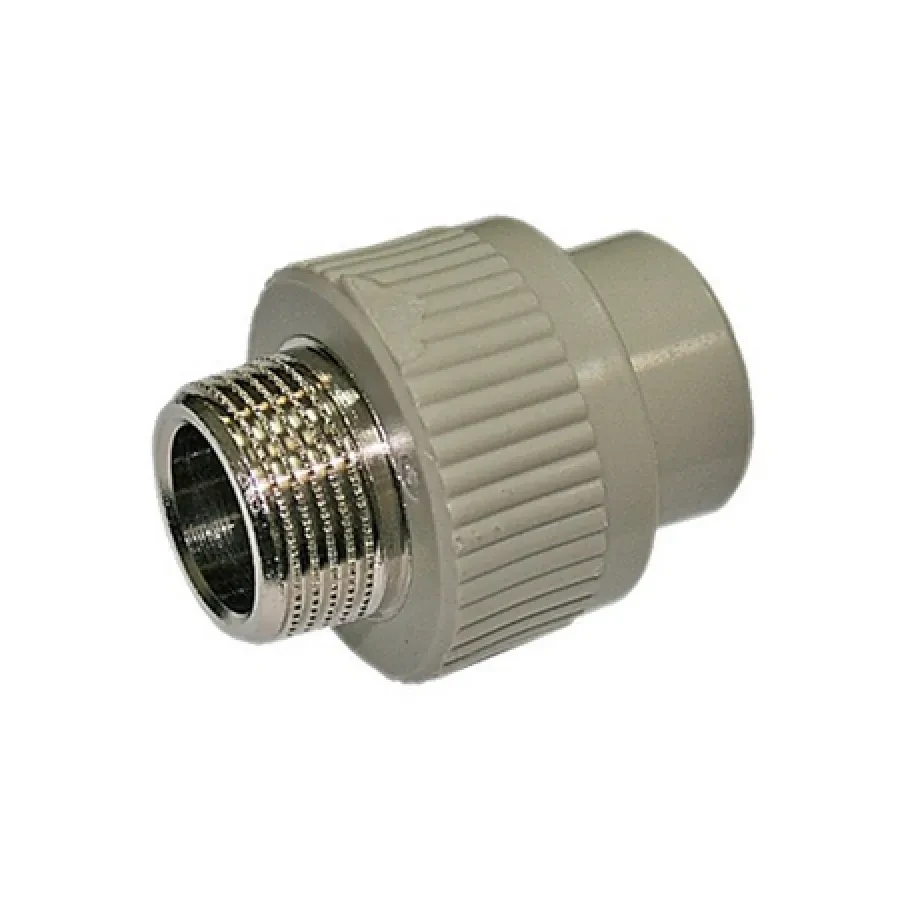 Муфта  комб НР  25 х 1" (80/20) (Valfex) СЕРАЯ