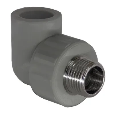 Угольник переходной с наружной  резьбой 32х3/4" (40/10) (Valfex) СЕРЫЙ