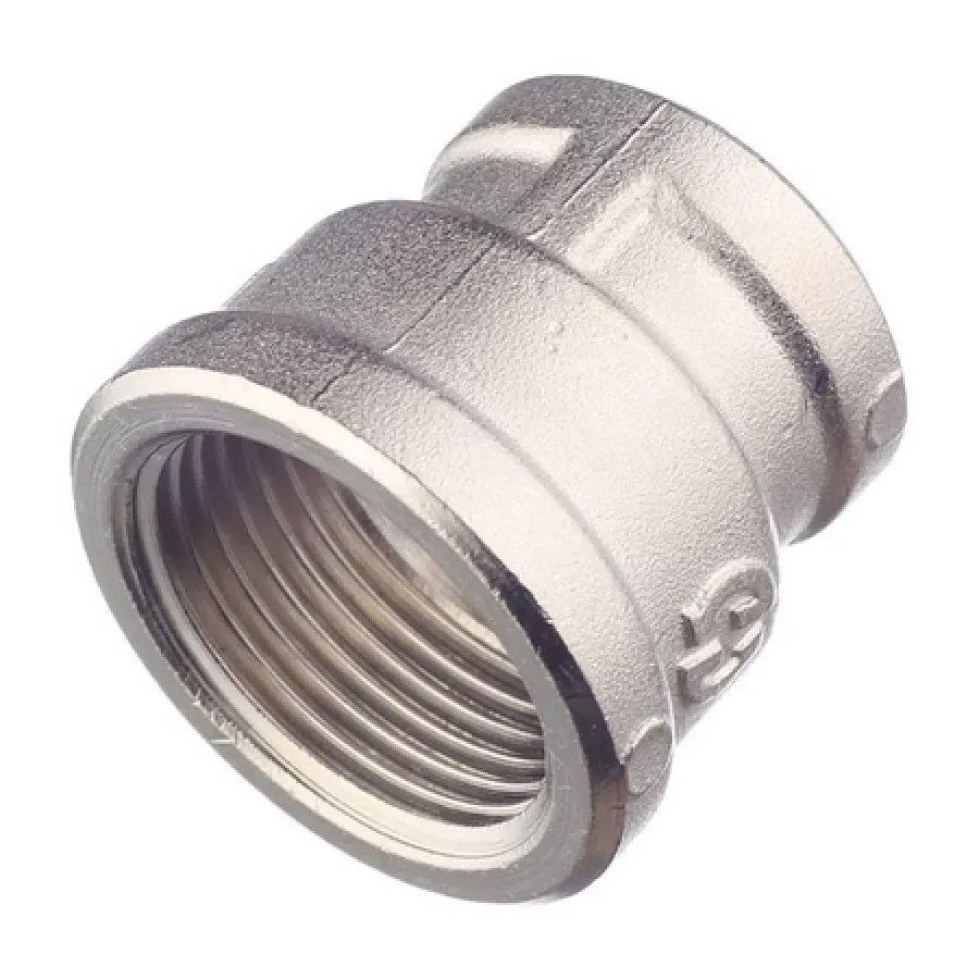 Муфта НИКЕЛИРОВАННАЯ переходная VALFEX ВР 1 1/2"- ВР 1 1/4" (35/5)